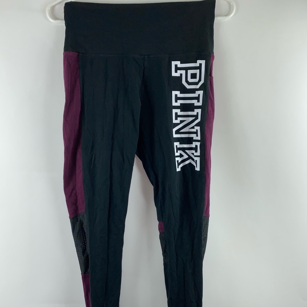 Women PINK leggings/tights Black and Burgundy